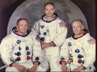 Neil Armstrong (left), Michael Collins and Buzz Aldrin.